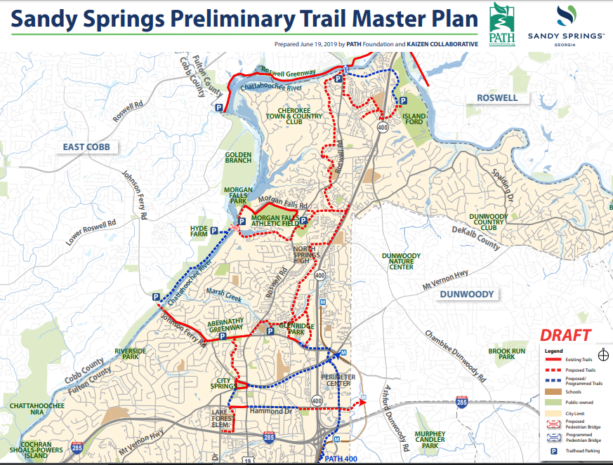 Sandy Springs Preliminary Trail Master Plan