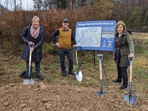 Groundbreaking Held for First Section of Trail Plan