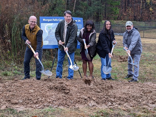 Groundbreaking Held for First Section of Trail Plan
